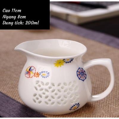 Bộ ấm chén thấu quang Mã 012AC16